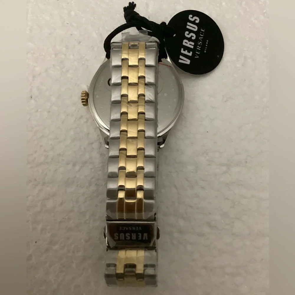 Versace Men's Colonne Two-Tone Stainless Steel Quartz Watch